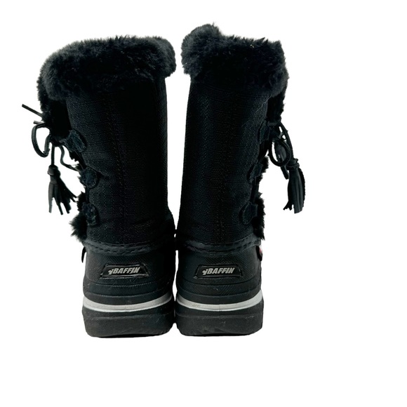 Baffin 40 Degrees Candy Snow Boots Black Girls Size 6 - Picture 5 of 7